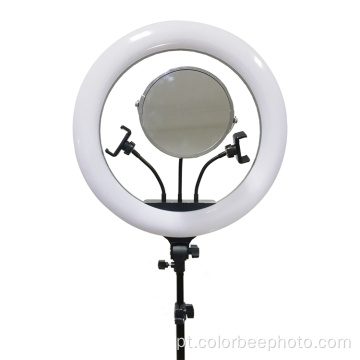 Luz circular de LED para selfies circulares de 18 polegadas